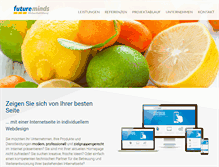 Tablet Screenshot of futureminds.de